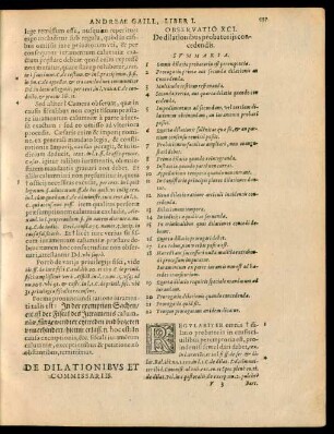 De Dilationibus Et Commissariis.
