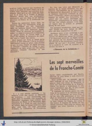 Les sept merveilles de la Franche-Comté.