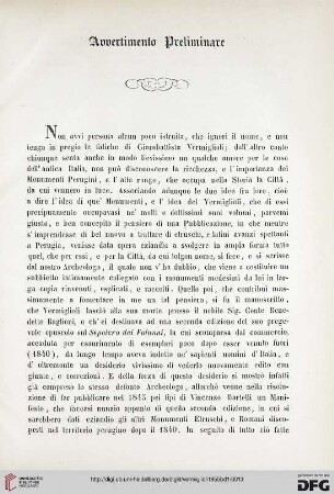 Avvertimento preliminare