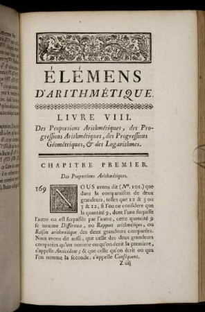 Livre VIII. - IX. De Proportions et Progressions Arithmétiques.