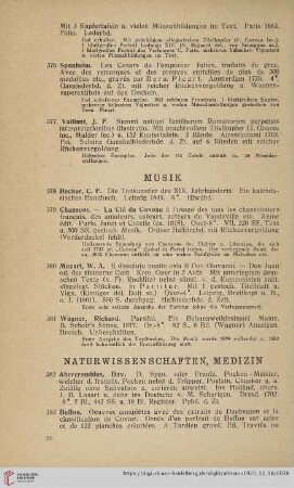 Musik (Nr. 378-381)