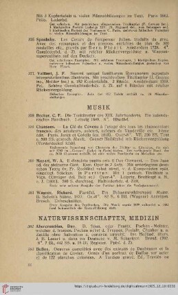 Musik (Nr. 378-381)