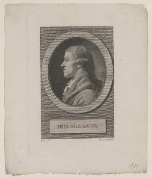 Bildnis des Fried. Wilh. Gotter