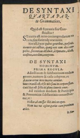 De Syntaxi Quarta Parte Grammatices.