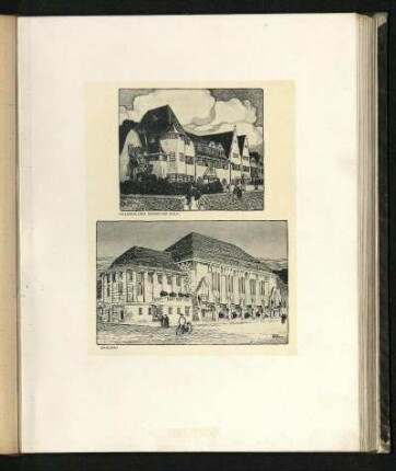 Entwurf zur Villenkolonie Weiden bei Köln und Entwurf zu einem Saalbau