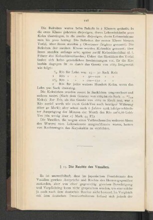§ 19. Die Rechte des Vasallen.