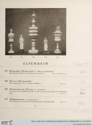 Elfenbein (Nr. 587-606)