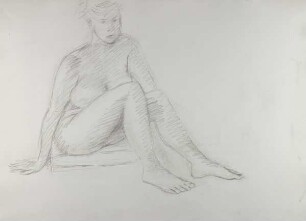 Ohne Titel (sitzender Akt)