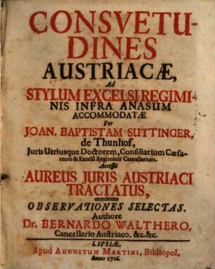 Consuetudines austriacae