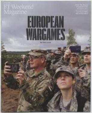 Magazin-Beilage der Wochenendausgabe der Wirtschaftszeitung "Financial Times" u.a. zu den Militärmanövern der NATO "Anakonda" und "Saber Strike" in Polen und im Baltikum im Juni 2016