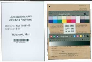 Entnazifizierung Max Burghardt , geb. 27.11.1893 (Schriftsteller+)