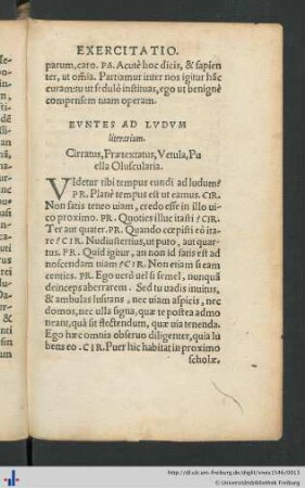 Euntes ad ludum literarium
