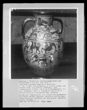 Italisch-ionische Amphora — Vasenbild