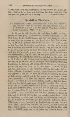 236-238 Praktische Theologie