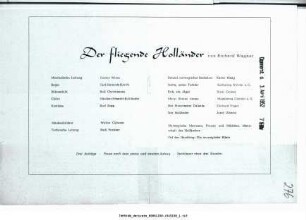 Der fliegende Holländer