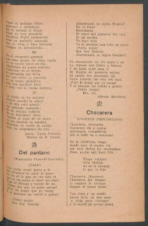 Chacarera : (Canción provinciana)