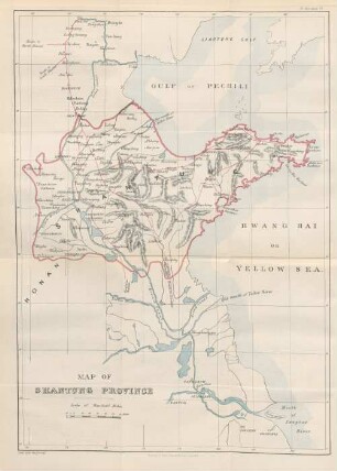 Map of Shantung Province