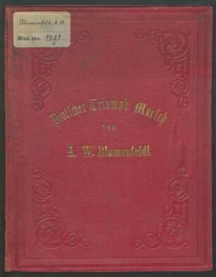 Deutscher Triumphmarsch; brasses, stck; Es-Dur