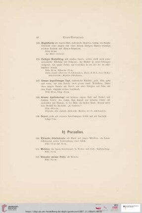 h) Porzellan (Nr. 330 - 405)