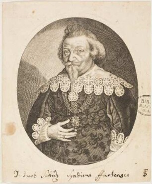 Johann Jakob Schütz, Syndikus in Frankfurt