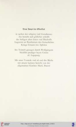 Vom Ampt der Oberkait