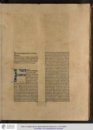 [Consilia] Infrascripta sunt consilia seu allegationes facte seu composite per reverendum patrem et dominum ... [Enth.:] Tabula . [Hrsg.:] Ludovicus Bologninus de Bononia