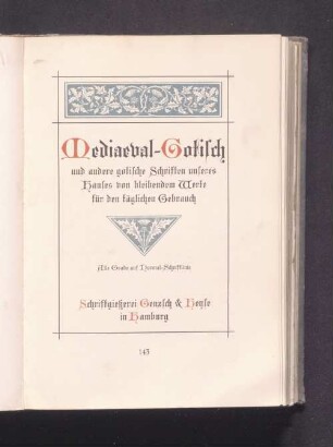 Mediaeval-Gotisch