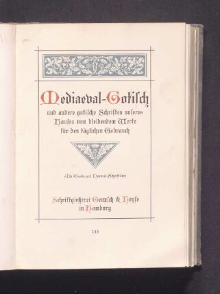 Mediaeval-Gotisch