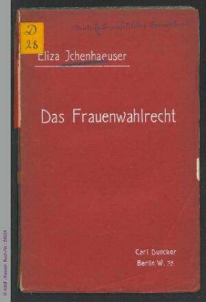 Das Frauenwahlrecht