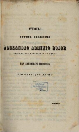 Experimenta quaedam endosmotica de bilis in absorptione adipum neutralium partibus : Diss. inaug. physiol.