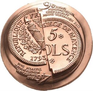 Medaille von Victor Huster auf Georg Forster