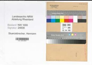 Entnazifizierung Hermann Stuerzebecher, geb. 27.07.1907 (Strassenarbeiter)