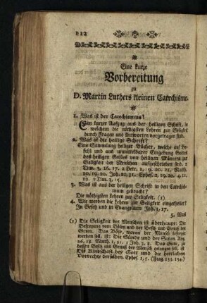 Eine kurze Vorbereitung zu D. Martin Luthers kleinen Catechismo