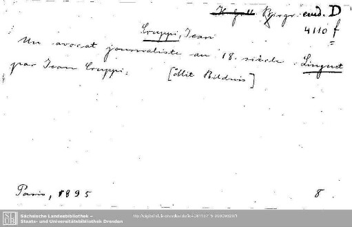 Biographiae eruditorum D 4110.f: Biographiae eruditorum D 4110.f