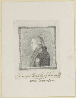 Bildnis des Ferdinand von Preussen