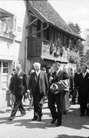 Hausen im Wiesental: Festzug, am Hebelhaus