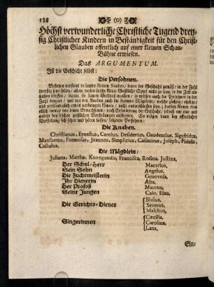 188-197, Das Argumentum; ...