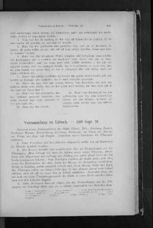 Versammlung zu Lübeck. - 1389 Sept. 29.