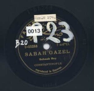 Titel A: Sabah Gazel Titel B: Sabah Taxim