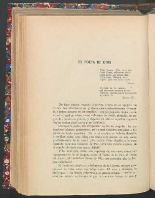 El poeta de Dios