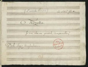 Le Vicende d'amore. Auszüge; V (3), orch