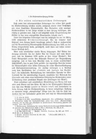 e) Die ersten reformatorischen Ordnungen