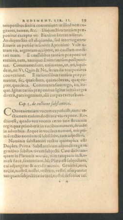Cap. 5, de rectione substantivi.