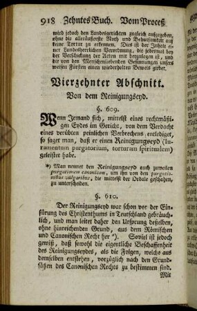 Vierzehnter Abschnitt. - Funfzehnter Abschnitt.