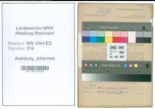 Entnazifizierung Johannes Averdung , geb. 25.02.1900 (Volksschullehrer)