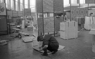 Fachausstellung "sparen - bauen - wohnen 1966".
