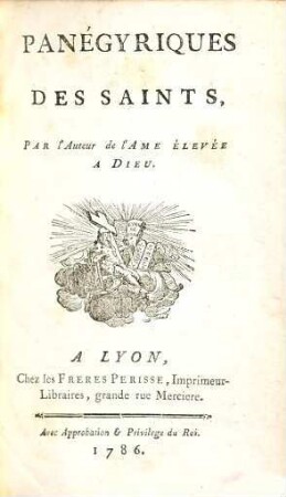 Panégyriques Des Saints