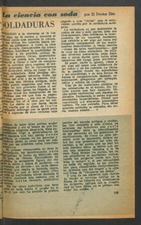 Soldaduras : La ciencia con soda