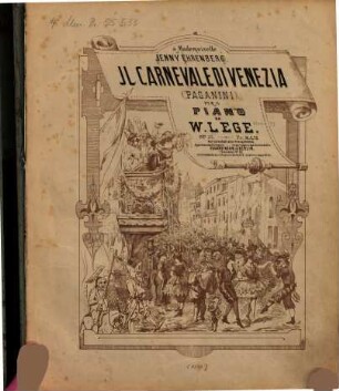 Il carnevale di Venezia : (Paganini) ; per il piano ; op. 33