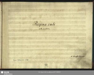 Regina caeli - Mus.3549-E-578 : Regina caeli - V (4), Coro, orch